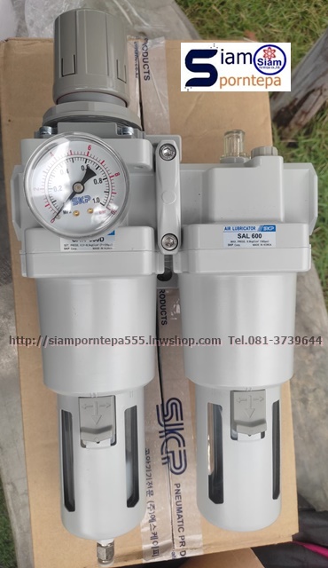SAU610-10BG SKP Filter Regulator Lubricator 2 Unit Size 1" pressure 0-10 bar(kg/cm2) 150psi Temp 0-90C 